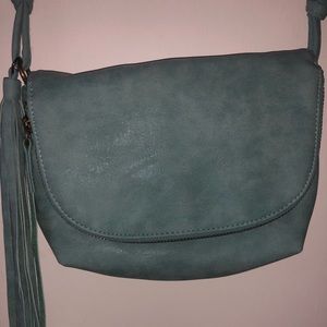 Mint blue crossbody